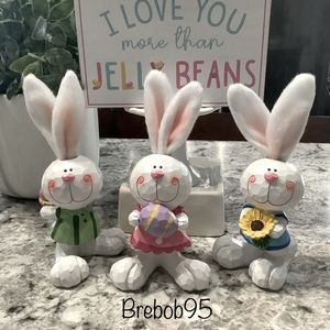 Easter bunnies for tiered tray - set 3-LAST SET